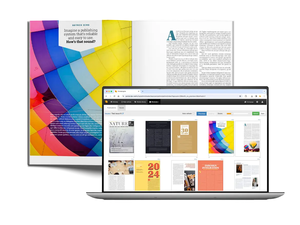Full integration with Adobe InDesign